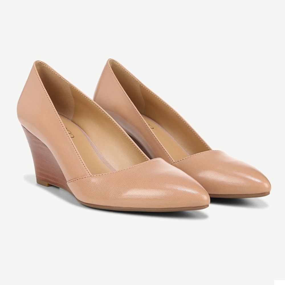 Franco Sarto Frankie wedge pump, Cool Taupe Leather, 9